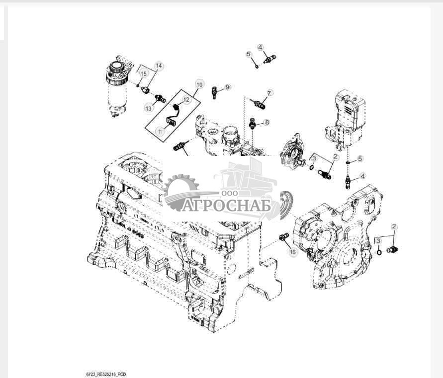 6723 Датчики двигателя 